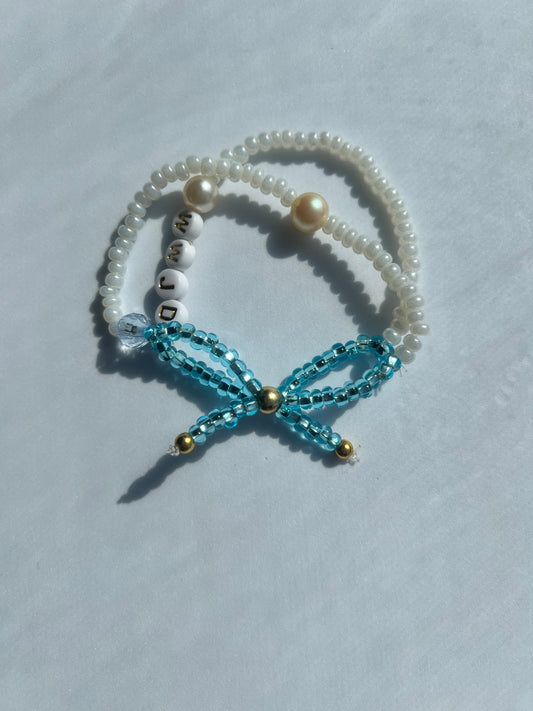 WWJD Bow Bracelet
