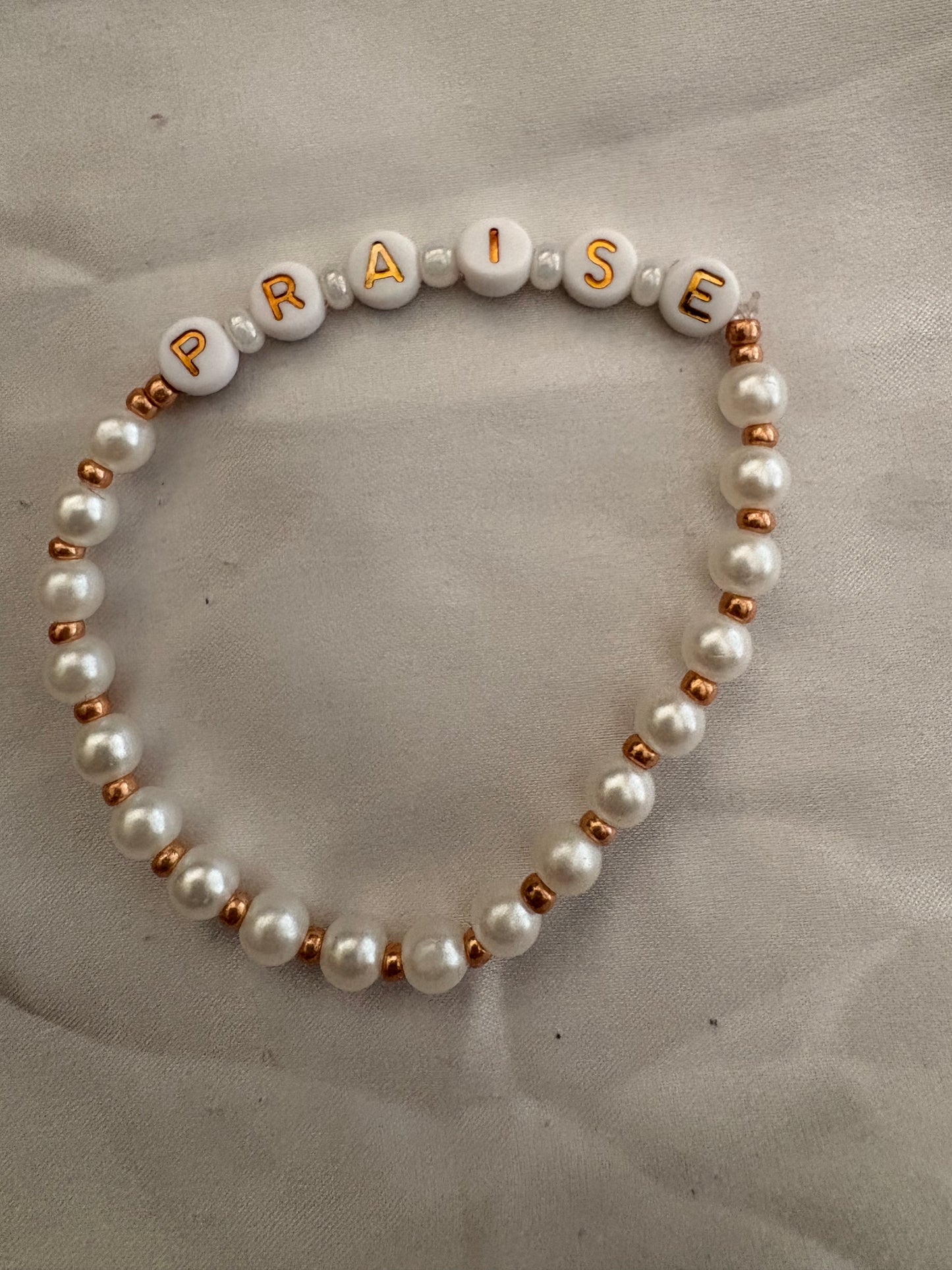 Faith Word Beaded Bracelets