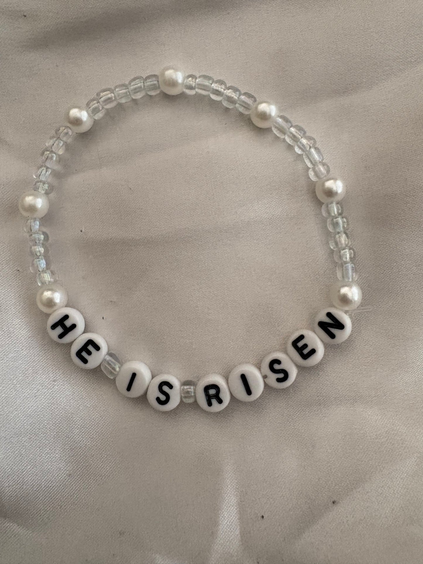 Faith Word Beaded Bracelets