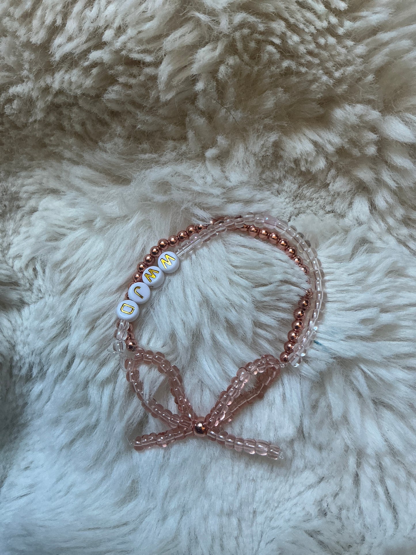 WWJD Bow Bracelet