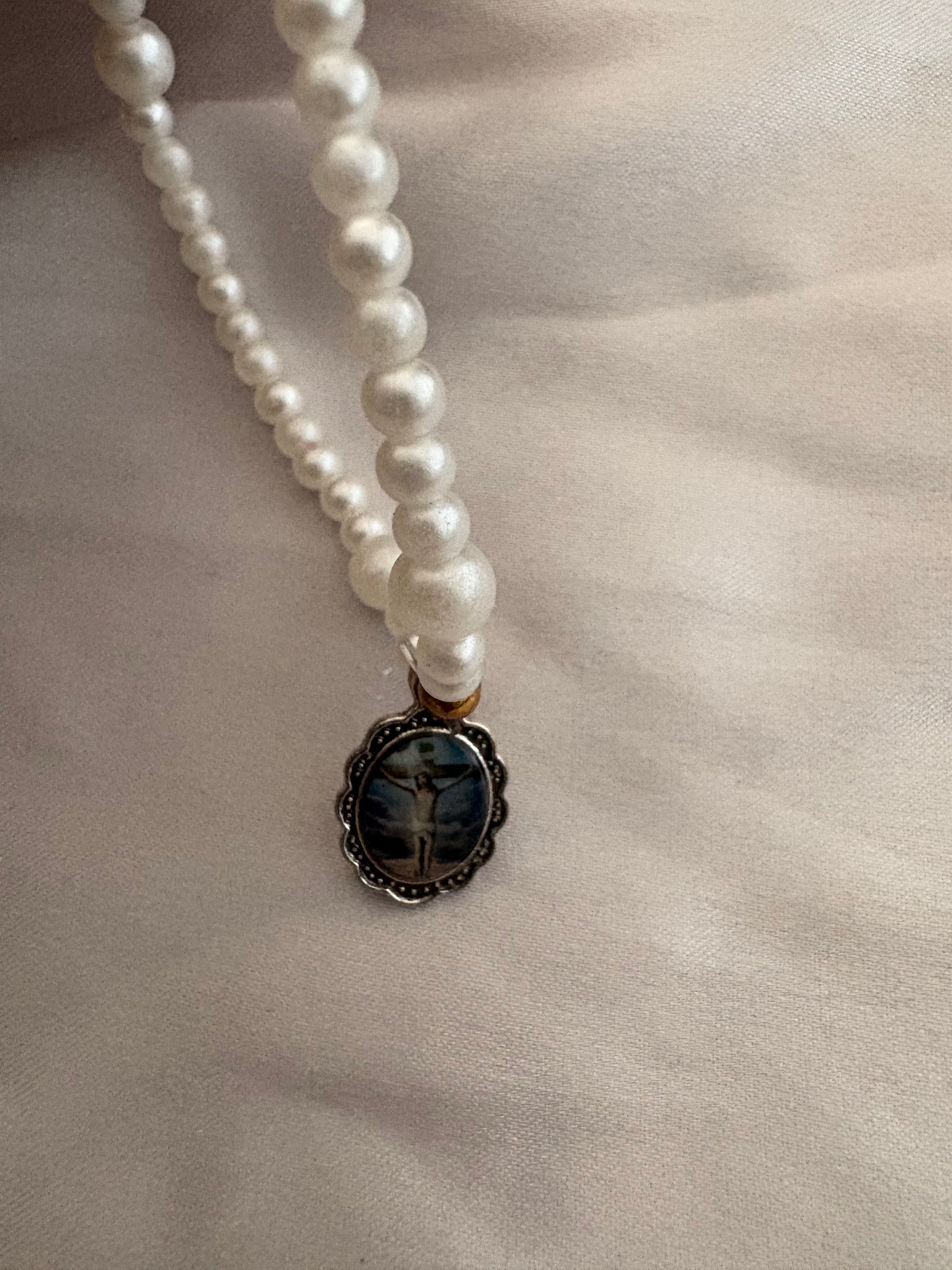 Blessed Mother Beaded Bracelet